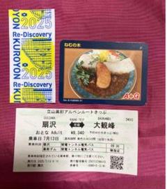 黒部ダム 3点セット ダムカレーカード ステッカー 立山黒部