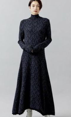 AKANE UTSUNOMIYA オリジナルジャガードニットドレス toteme