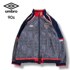 【UMBRO】90s イングランド代表 ナイロンジャケット トラックジャケット