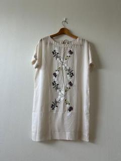 美品☆NÎMES ニーム LIBERTYフロントボタンワンピース 日本製 2822858.jpg