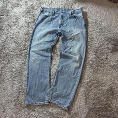 Levi's リーバイス569 W36 ダメージ ワイド ルーズ B系 ジーンズ
