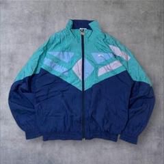 【Slazenger】テック系90sナイロンジャケットブルゾントラックUS古着