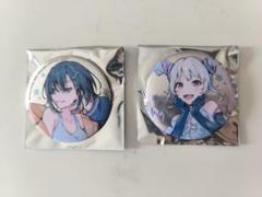 信澤収展　ホログラム缶バッジ　VIRTUAL GIRL アイ マキ