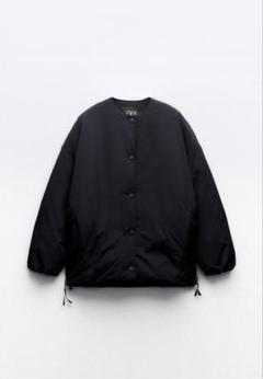 極美品 ZARA ウォーターレペレント キルティングジャケット ダウン 中綿 L 極美品 ZARA ウォーターレペレント キルティングジャケット