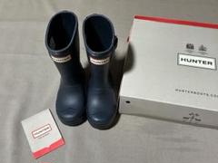 UK 7(14.5cm)Hunter 紺　長靴　新品