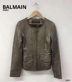 2025年最新】balmain レザージャケットの人気アイテム - メルカリ