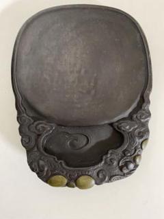 古い中国の硯】石眼・龍眼・硯