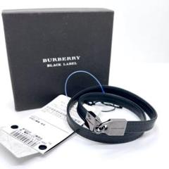 美品✨ BURBERRY バーバリー ブラックレーベル レザー ブレスレット