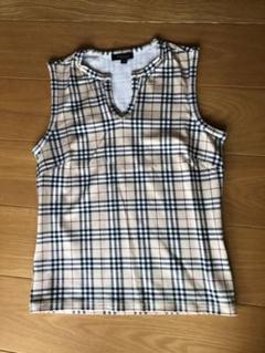 BURBERRY LONDONタンクトップベージュ肩ノバチェックM