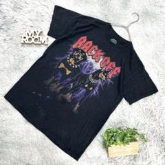 BACK OFF 稲妻ドッグプリントTシャツ（Mサイズ）黒