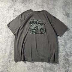 Disney GRUMPY グランピー×バイカー Tシャツ ディズニー