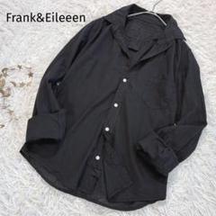 美品　フランクアンドアイリーン♡バリー　スキッパーシャツ　コットン　M相当　黒