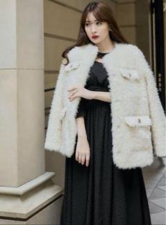 herlipto  Faux Fur Coat S 新品未使用 Herlipto Winter Love Faux Fur Coat Sサイズ