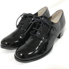 【美品】マーガレットハウエルアイデア　チャンキーヒールローファー　レザー