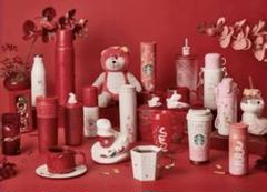 スターバックスバレンタイン　グリッター　二本セット 2025年最新】スタバグリッターの人気アイテム - メルカリ