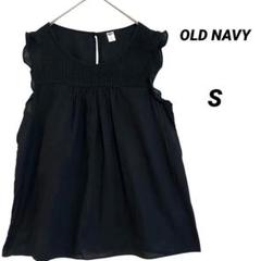 未使用/OLD NAVY/オールドネイビー/ノースリーブブラウス/フリル袖/S