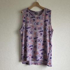 素敵なデザイン❗️】HYSTERIC GLAMOUR 総柄 紫 タンクトップ