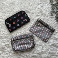 LeSportsac レスポートサック　ポーチ　パスポートケース　財布　セット