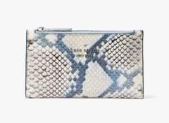kate spade 二つ折り財布　レイラ スネーク エンボス スモール スリム kate spade 二つ折り財布 レイラ スネーク エンボス スモール