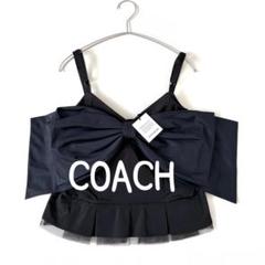 タグ付き未使用　COACH コーチ　リボン　ビスチェ　ペプラム　キャミソール タグ付き未使用 COACH コーチ リボン ビスチェ ペプラム