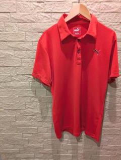PUMA レッド ポロシャツ XL
