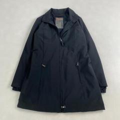 PRADA プラダ　ネイビー　ロングコート　カシミヤ混 PRADA プラダネイビーロングコートカシミヤ混