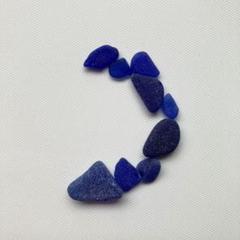 天然レアカラーコバルトブルーシーグラス４１（長崎産・自然）