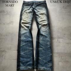 パンツ 00s tornado mart pant denim US drill y2k TORNADO MART - 00s tornado mart coated cargo pants y2kの通販