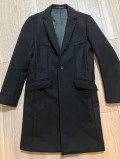 アタッチメント/カシミア混平二重メルトンチェスターコート/1/ブラックほぼ未使用 ATTACHMENT（アタッチメント）の「【ATTACHMENT】別注カシミヤ混