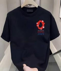 EXPO 2025 ロゴ Tシャツ 黒