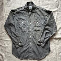 ポストオーバーオールズ（POST OVERALLS）ダブルポケットワークシャツのサムネイル
