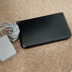 Nintendo 3DS LL 本体 黒 充電器付 ポケモン銀/ピカチュウ付
