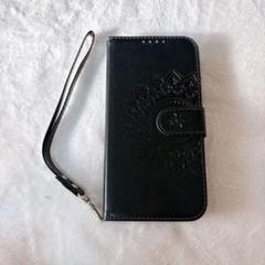 ⭐︎手帳型スマホケース　iPhone14 ブラック　スタンド機能　カード収納