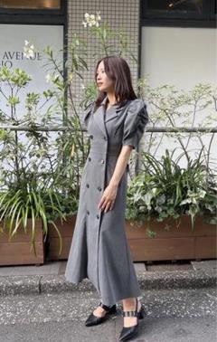 ANMILLE アンミール　バックカットトレンチOP 値下げ中※アンミール バックカットトレンチワンピース - メルカリ