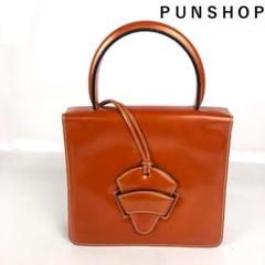 LOEWE ロエベ バルセロナ ハンドバッグ オレンジブラウン