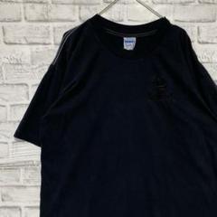 USA製90sヴィンテージTシャツ！シングルステッチ　ブラック半袖古着XL710
