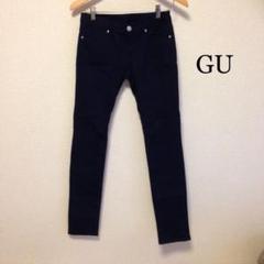 新品 GU ネイビー スキニー 61