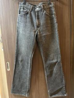 2000年製 美品 USA製 リーバイス517 後染めブラック デニム