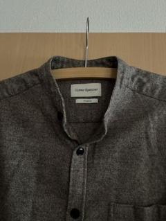 OLIVER SPENCER ノーカラーシャツ