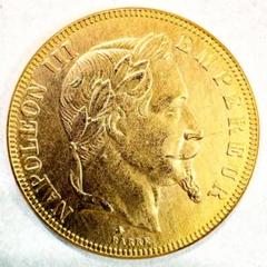 フランス ナポレオン3世 50フラン金貨 1866 A レプリカコイン