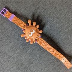 スプラトゥーン　腕時計　イカ　オレンジ