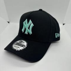 注目の福袋をピックアップ！ 59FIFTY ヤンキース 海外限定モデル】 ティファニーブルー 75/8 黒 帽子
