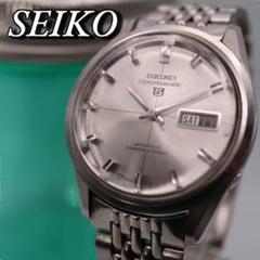 SEIKO 自動巻き デイデイト シルバー ラウンド メンズ腕時計 1230