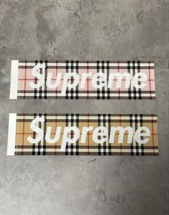 supremeステッカー　激レア　廃盤　バーバリー　限定　シール 楽天市場】Supreme Burberry Box Logo Sticker シュプリーム