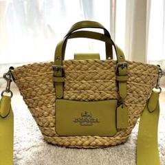 ✨️極美品✨️COACH コーチ かごバッグ ハンド 袋付き COACH - コーチ カゴバッグの通販 by m's shop｜コーチならラクマ