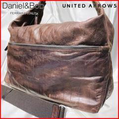 新到着 Danimel&Bob × メルカリ - 別注 ARROWs】美品クロコ型押し UNITED バッグ
