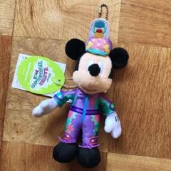 ミッキーぬいぐるみバッチ2012イースター ディズニー ぬいぐるみ ぬいぐるみバッジ ミッキー ミニー