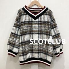SCOTCLUB Vネック ニット セーター プルオーバー ヤマダヤ