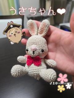 あみぐるみ うさぎちゃんキーホルダー