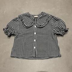 最終値下げ！ Petitmain プティマイン 半袖 シャツ ブラウス チェック